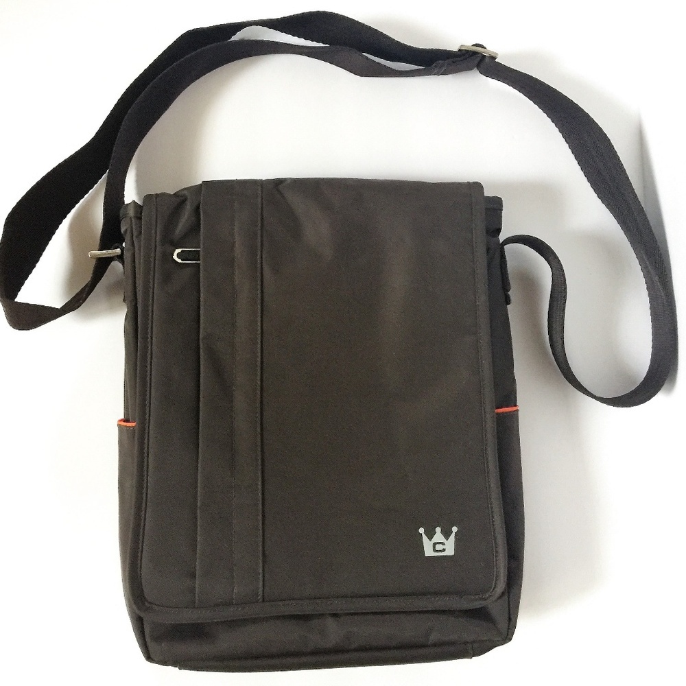 Nylon Brown Microsoft Surface Pro Messenger Bag